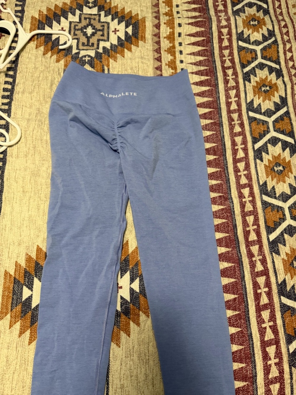 Alphalete Periwinkle High-Rise Ruched Leggings